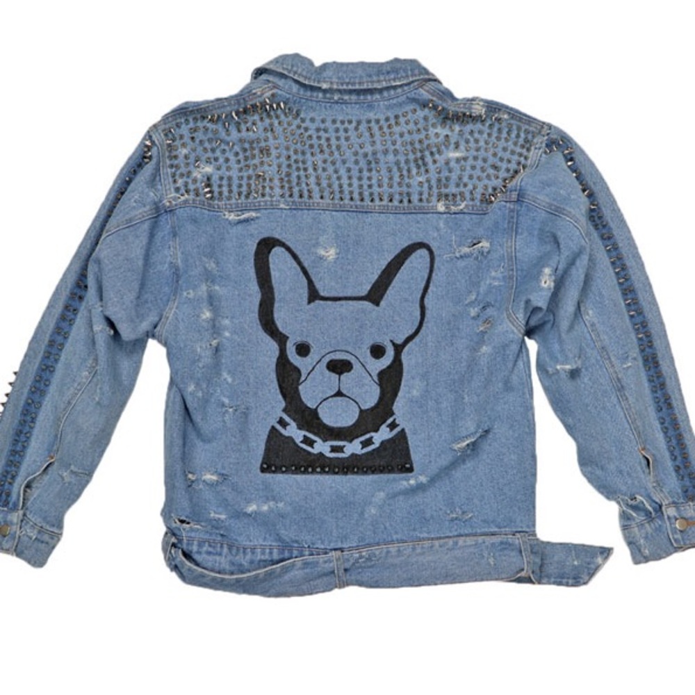 Unisex Hand Painted Denim Jacket